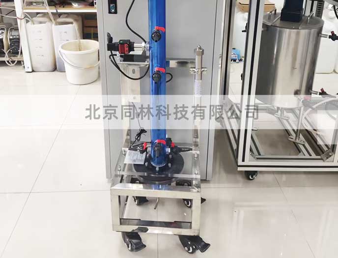 臭氧小試裝置 - 臭氧+UV 臭氧反應柱安裝完畢